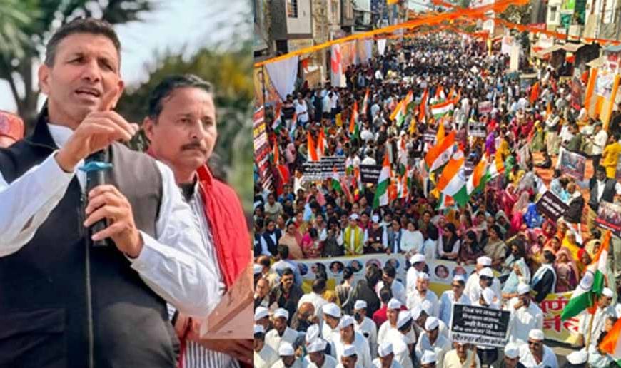 इंदौर में भागीरथपुरा कांड पर कांग्रेस की न्याय यात्रा, दिग्विजय सिंह सहित कई नेता शामिल