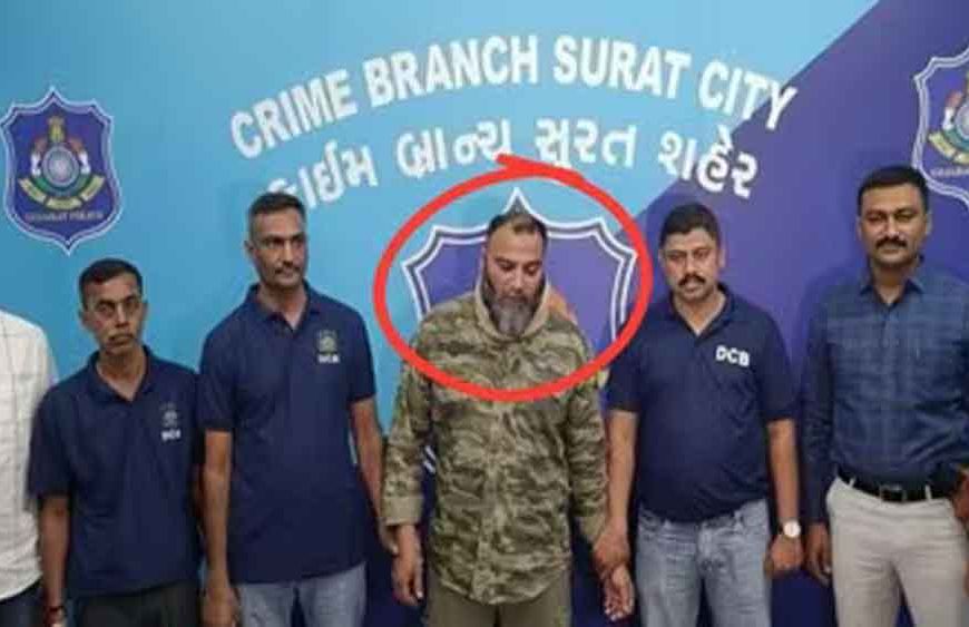 कई राज्यों में आतंक फैलाने वाला 6 गैंग का सरदार ‘असलि रहमान डकैत’ सूरत से गिरफ्तार