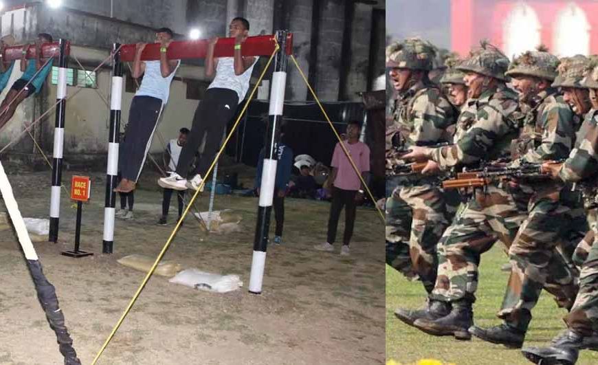 सेना भर्ती में युवाओं ने दिखाया दम, 671 अभ्यर्थियों ने देश सेवा का जज्बा लिए दिया फिजिकल टेस्ट