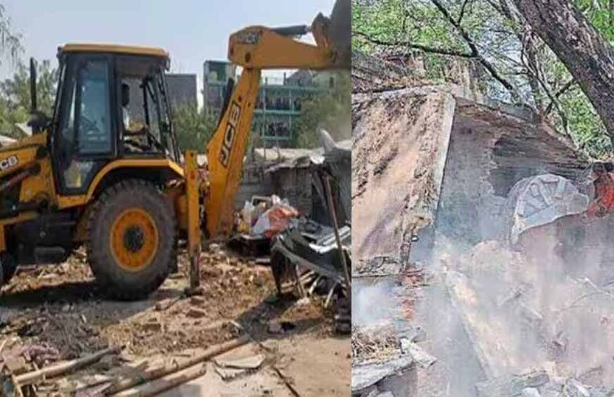 झारखंड में 50 करोड़ की जमीन पर गरजा बुलडोजर, सरकारी भूमि से हटाया कब्जा