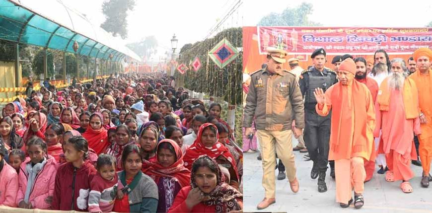 गोरखनाथ मंदिर में उमड़ा आस्था का ज्वार