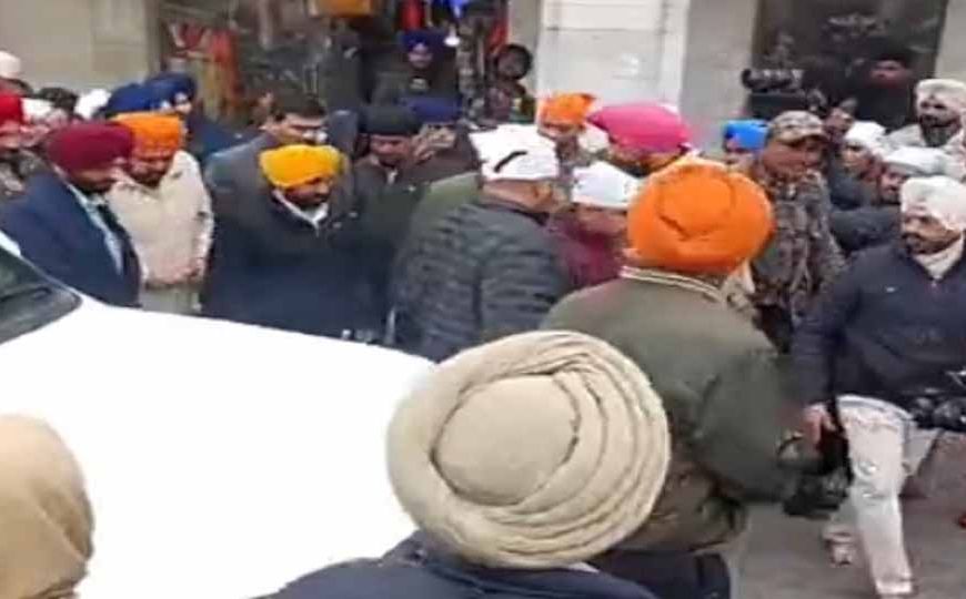 सीएम भगवंत मान पहुंचे श्री अकाल तख्त सचिवालय, धार्मिक टिप्पणियों पर जत्थेदार के समक्ष रखेंगे पक्ष