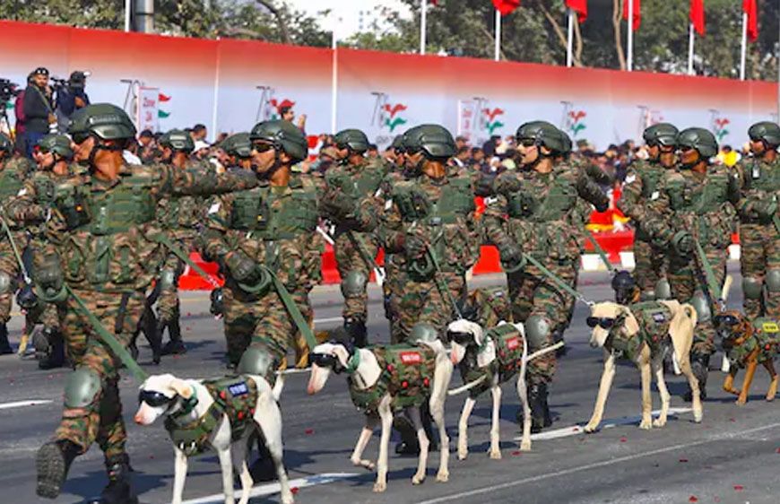 जयपुर सेना दिवस परेड में अर्जुन टैंक और धनुष तोप का हुआ भव्य प्रदर्शन