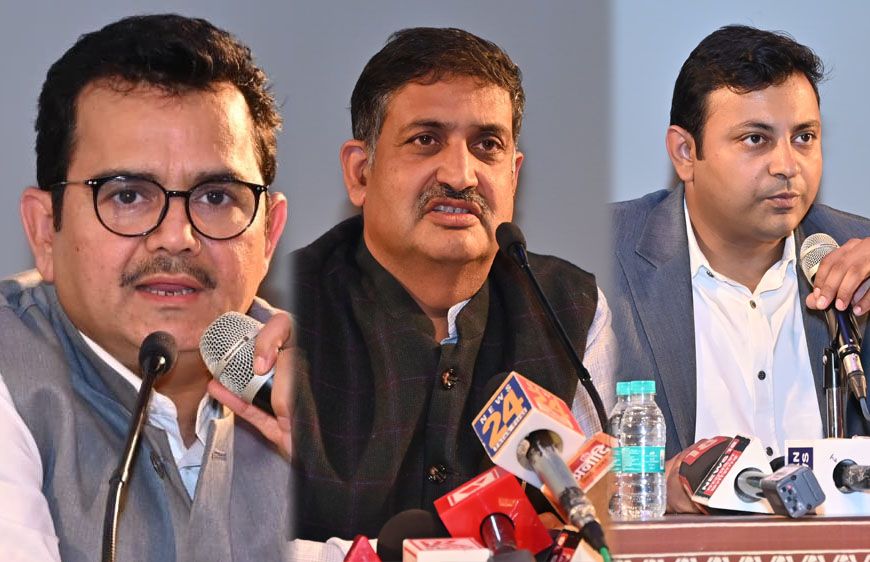 सचिव खनिज संसाधन विभाग छत्तीसगढ़ शासन पी. दयानंद की पत्रकार वार्ता