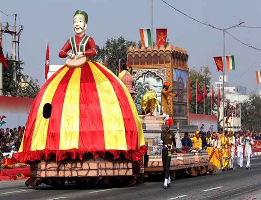 सेना दिवस परेड में राजस्थान की सांस्कृतिक शान, विशाल कठपुतली बनी आकर्षण का केंद्र