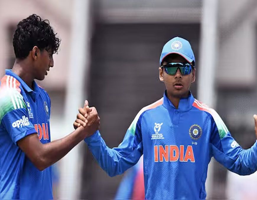 भारतीय टीम ने वर्ल्ड कप में की जीत की शुरुआत, यूएसए को 6 विकेट से हराया, हेनिल पटेल बने जीत के हीरो