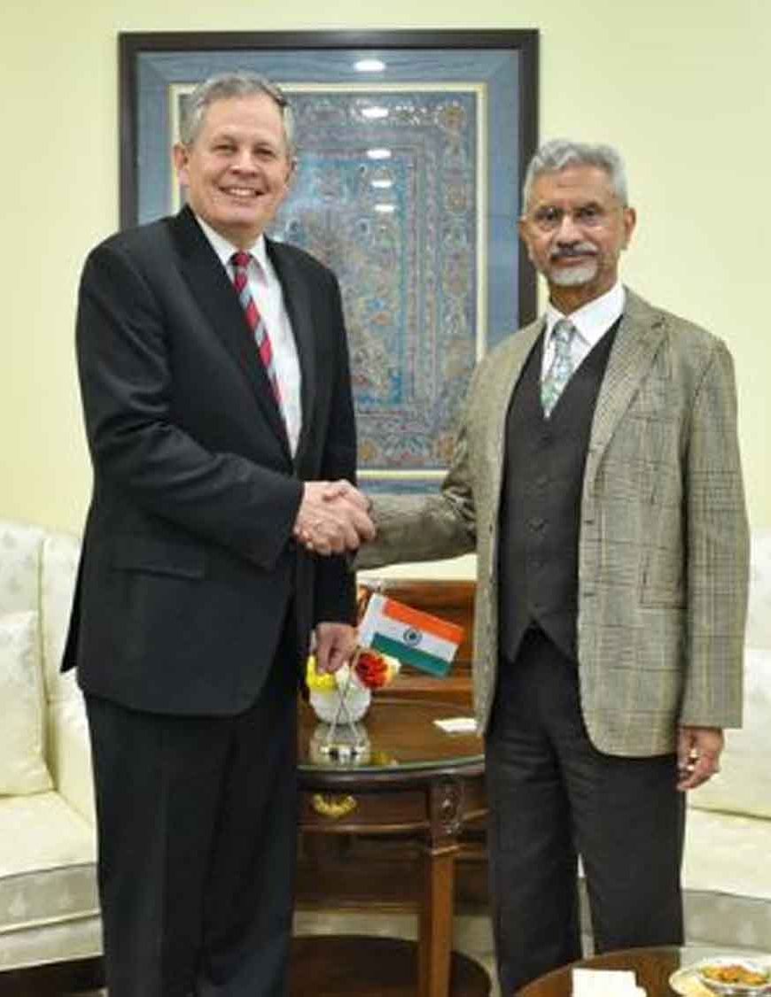 भारत-अमेरिका व्यापार वार्ता की शुरुआत: एस. जयशंकर ने अमेरिकी सांसद से की अहम मुलाकात