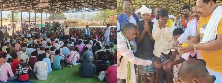 200 धर्मांतरित लोगों ने की घर वापसी, समाज प्रमुखों ने किया भव्य स्वागत