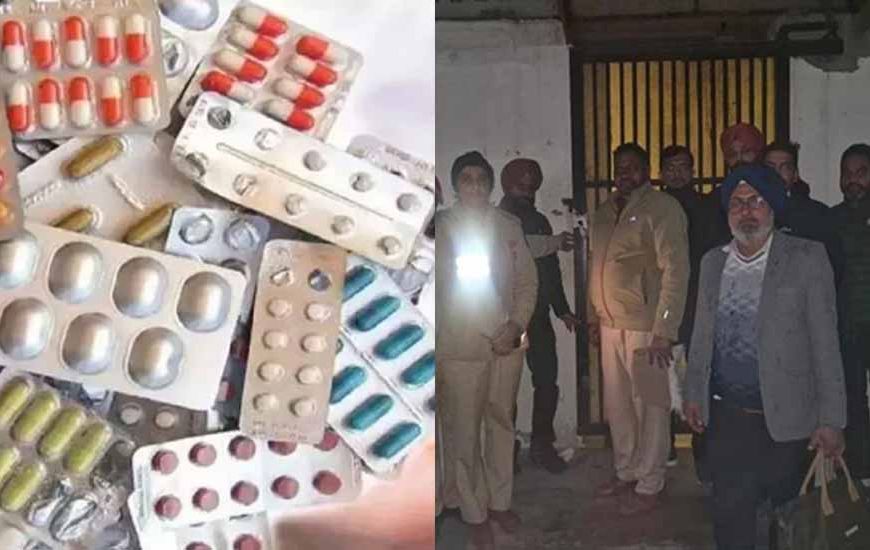 बठिंडा में दवाइयों की गैर कानूनी फैक्ट्री सील, प्रतिबंधित दवाएं और कच्चा माल बरामद
