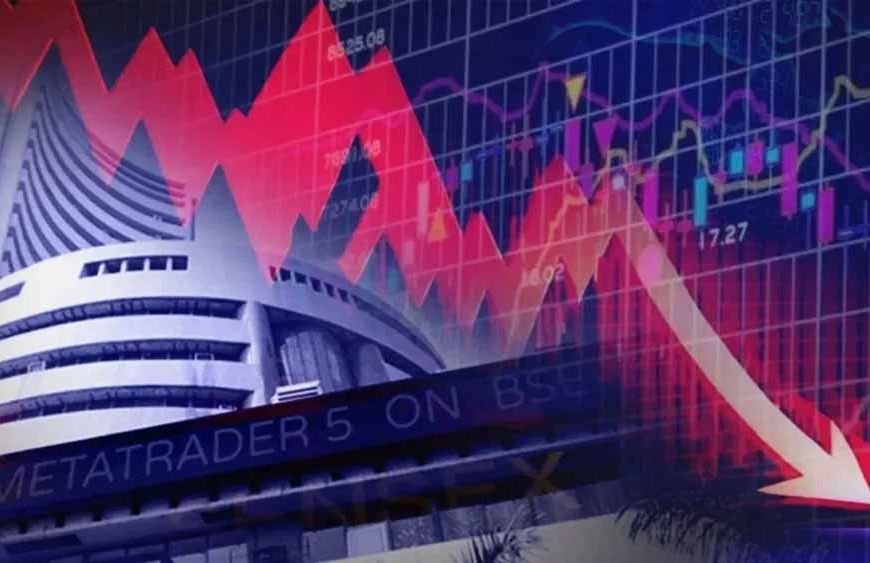 शेयर बाजार में भारी बिकवाली, सेंसेक्स 651 अंक लुढ़का; निफ्टी 25400 से नीचे