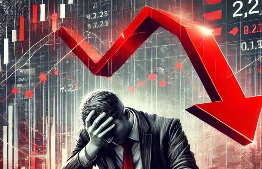 शेयर बाजार में भारी बिकवाली, सेंसेक्स 1000 अंक से ज्यादा टूटा, निफ्टी 353 अंक लुढ़का