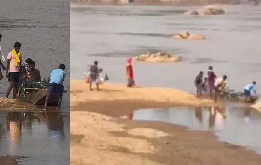 बीजापुर में इंद्रावती नदी पर नाव पलटी, परिवार के 4 लोग लापता