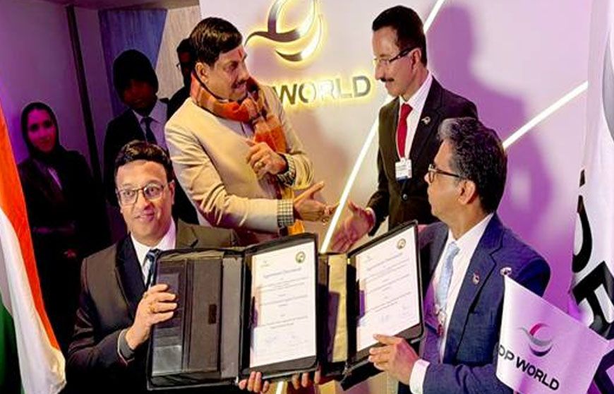 मुख्यमंत्री डॉ. यादव की उपस्थिति में म.प्र. और डीपी वर्ल्ड के बीच हुआ एमओयू