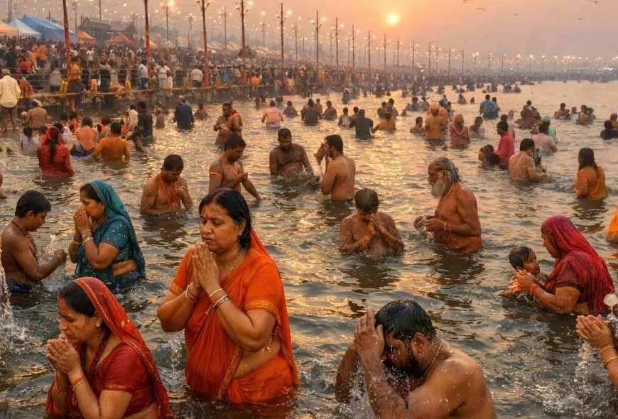 माघ मेले में बसंत पंचमी स्नान कल, जानें शुभ मुहूर्त और समय