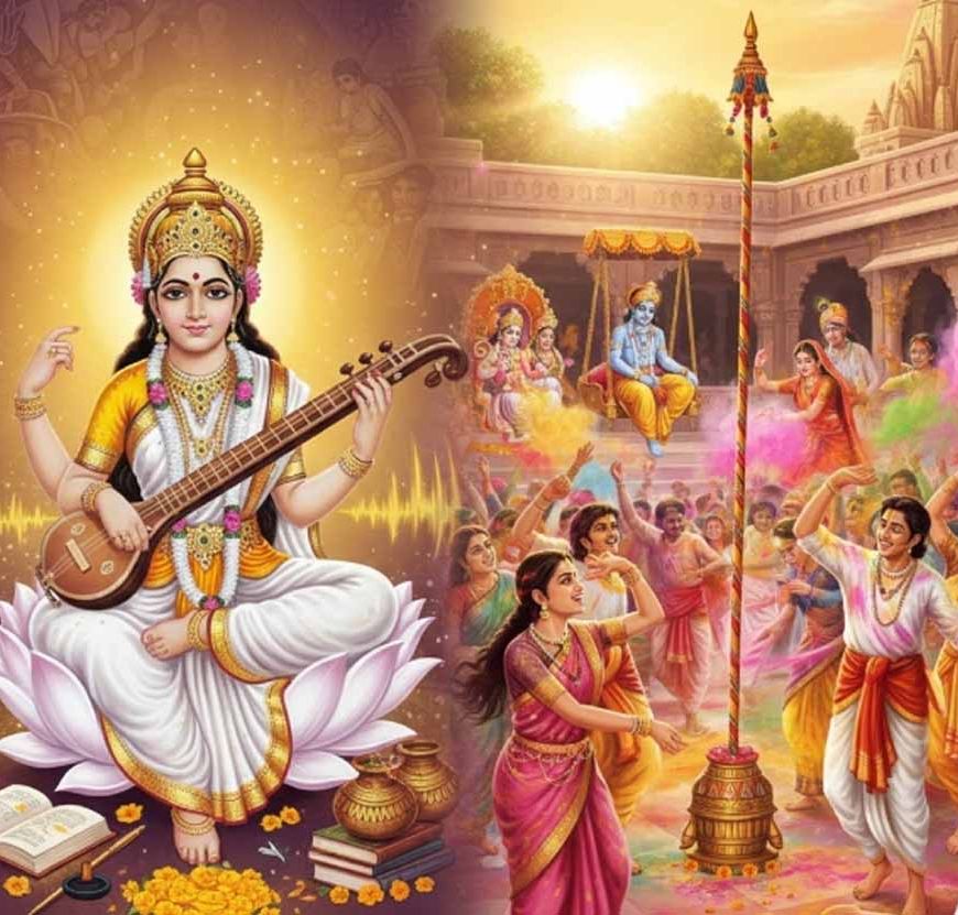 होली और वसंत पंचमी का रंगों से है गहरा नाता, त्योहार का 'काउंटडाउन' शुरू