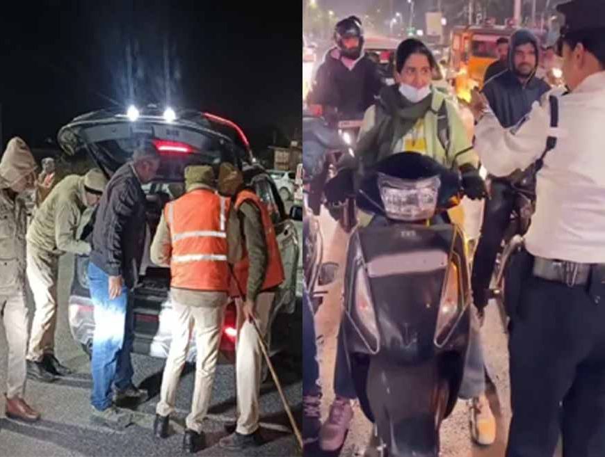 गणतंत्र दिवस पर चप्पे-चप्पे पर तैनात पुलिस, 196 वाहन जब्त और 400 से अधिक के कटे चालान