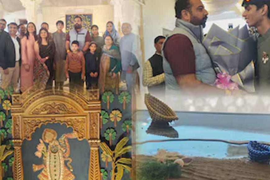 उदयपुर सिटी पैलेस में स्पर्श दोशी की कला का भव्य प्रदर्शन