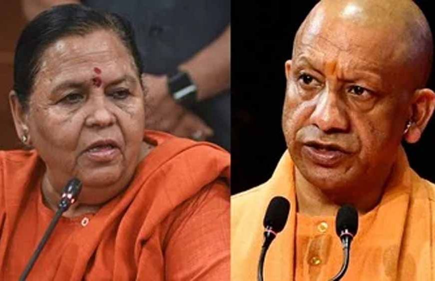 शंकराचार्य होने का सबूत मांगना गलत, योगी के दफ्तर को टैग कर बोलीं उमा भारती