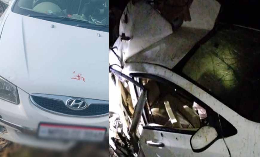 नरसिंहपुर में कार पलटने से चार दोस्त गंभीर घायल, पुलिस ने शुरू की जांच