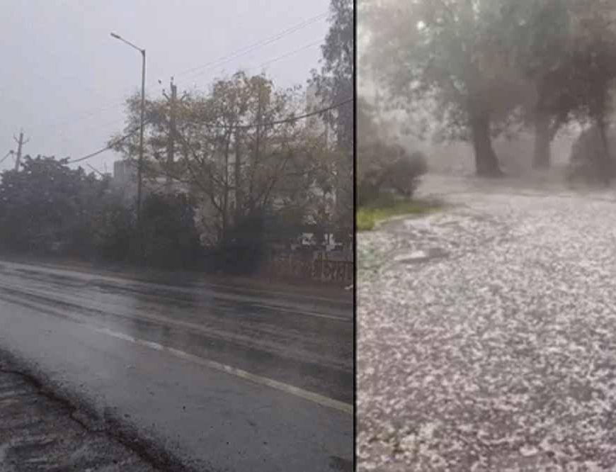 हरियाणा में पश्चिमी विक्षोभ का 'डबल अटैक', 11 जिलों में बारिश के साथ पड़े ओले