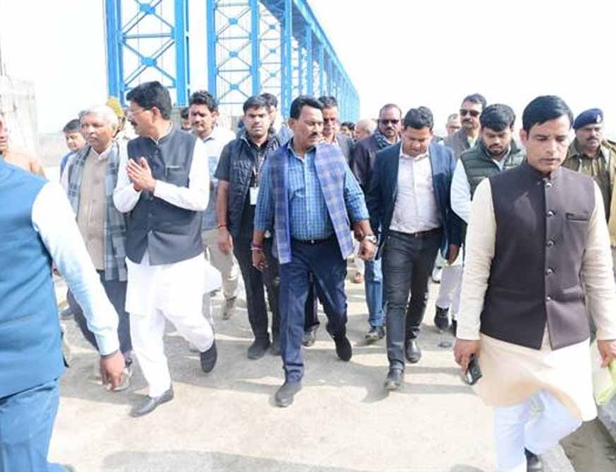 जल संसाधन मंत्री  सिलावट ने कोठा बैराज परियोजना के कार्यों का लिया जायजा