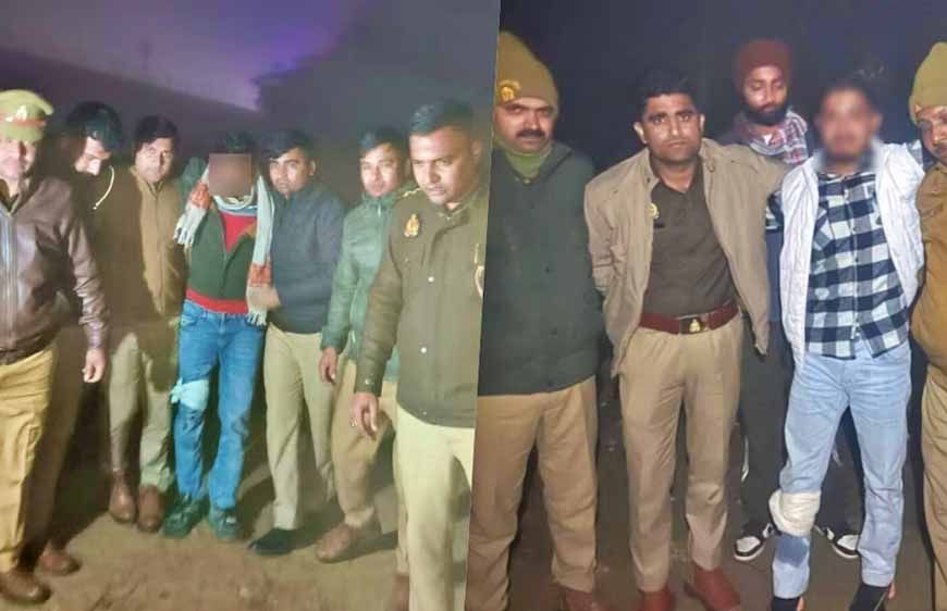 राज चौहान हत्याकांड में बड़ा एक्शन, आगरा एनकाउंटर में मुख्य आरोपी अरबाज ढेर, दो घायल