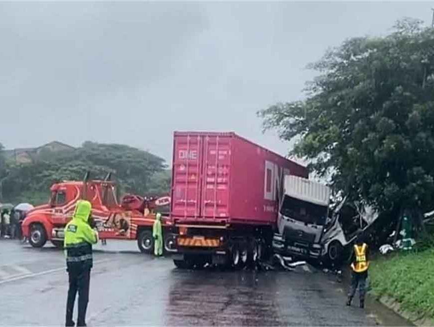 दक्षिण अफ्रीका में सड़क त्रासदी: टैक्सी-ट्रक टक्कर, 11 की मौत