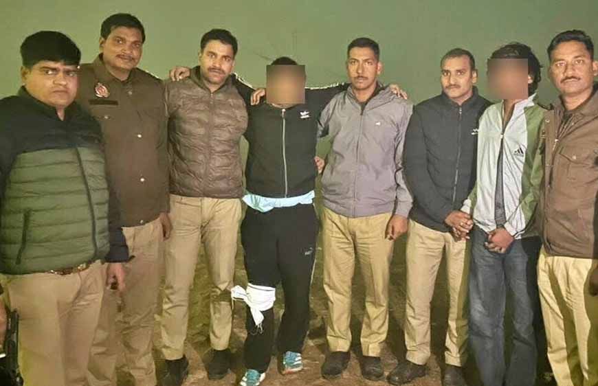 आगरा में फिर पुलिस एनकाउंटर, राज चौहान हत्याकांड के तीन आरोपी गिरफ्तार