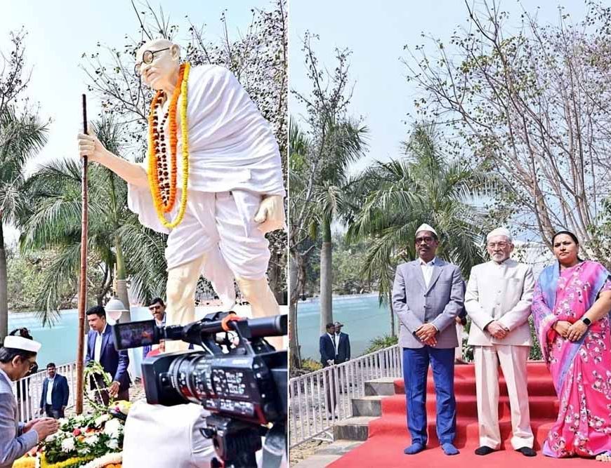 महात्मा गांधी की पुण्यतिथि पर झारखंड के राज्यपाल और सीएम हेमंत सोरेन ने दी श्रद्धांजलि