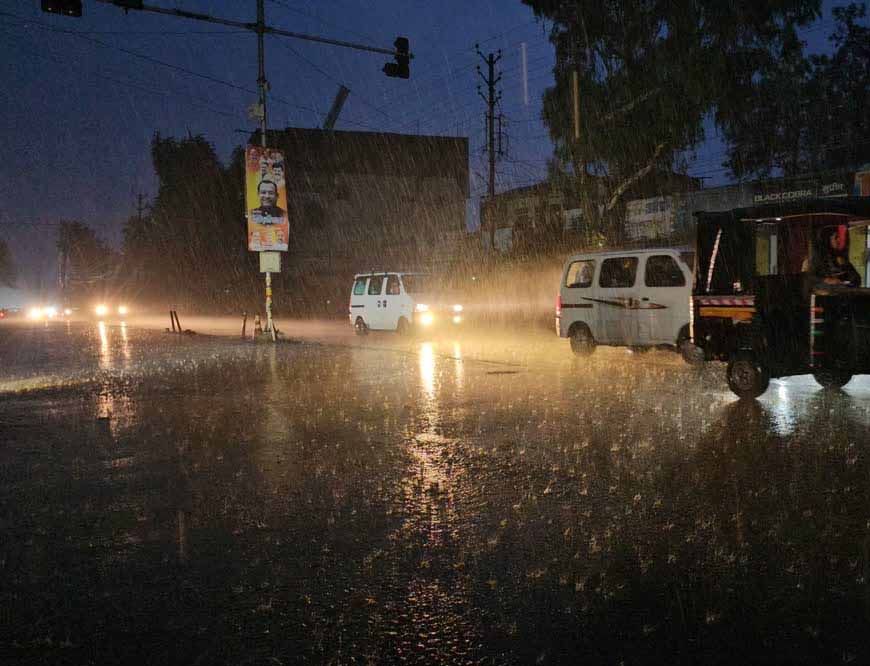 मध्यप्रदेश में बारिश का अलर्ट: आज रात से मौसम करेगा भीगने पर मजबूर