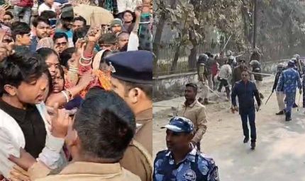 दरभंगा में बवाल: पुलिस पर पथराव के बाद लाठीचार्ज, जानिए किस घटना से भड़का आक्रोश