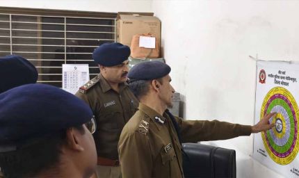 गोविंदपुरा थाने पहुंचे पुलिस आयुक्त संजय कुमार