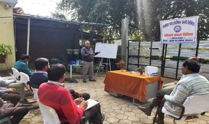 एम.पी. ट्रांसको के 220 केवी विदिशा सबस्टेशन पर हुई सुरक्षा प्रशिक्षण कार्यशाला