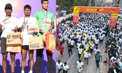 रांची हेल्थॉन 2026 के अमरदीप और बिरसी बने चैंपियन, हाफ मैराथन में रिया तिर्की ने बढ़ाया हौसला