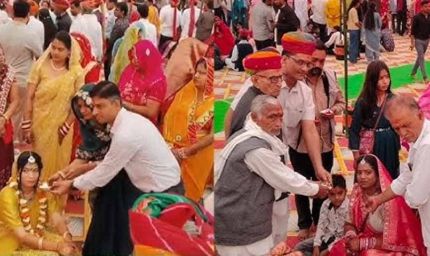 नागौर में 2.5 KM लंबी निकासी में 10,000 बाराती, 70 जोड़े एक साथ लेंगे सात फेरे