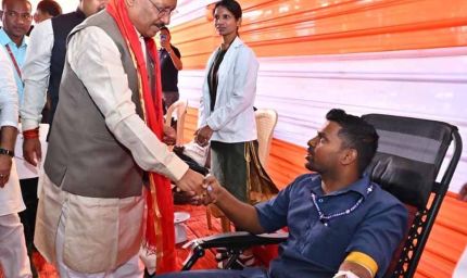 जन्मदिन पर सेवा का संकल्प: मुख्यमंत्री साय ने रक्तदान शिविर का किया शुभारंभ