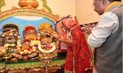 62वें जन्मदिवस पर मुख्यमंत्री विष्णुदेव साय ने जगन्नाथ मंदिर में पूजा-अर्चना कर प्रदेशवासियों के सुख-समृद्धि की कामना की