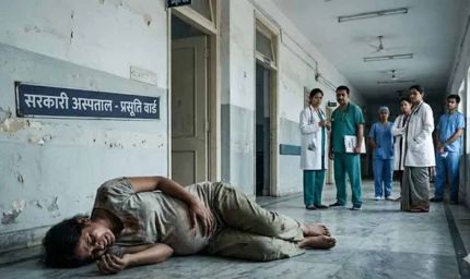 बिहार में अमानवीयता: HIV पॉजिटिव बताकर प्रसव से इनकार, फर्श पर तड़पती रही महिला