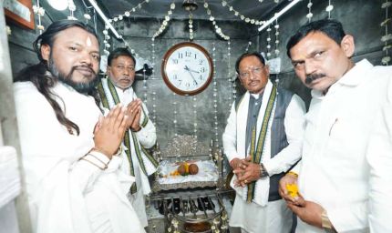 बाबा गुरू घासीदास जी के बताए मार्ग पर काम कर रही हमारी सरकार - मुख्यमंत्री  साय