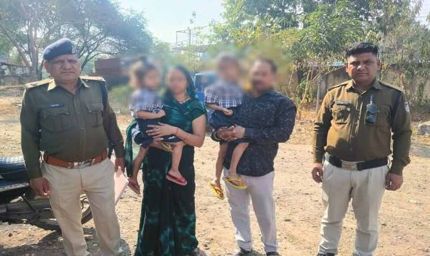 स्कूल के लिए तैयार होकर घर से निकलकर रास्ता भटकी दो बालिकाओं को डायल-112 जवानों ने परिजनों से मिलाया