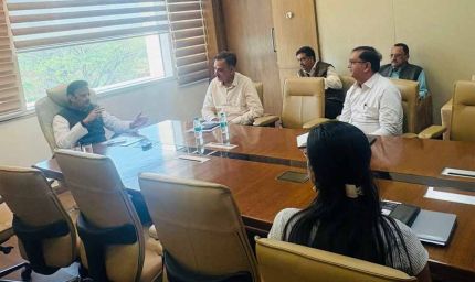 बीहर रिवर फ्रंट शेष कार्य को शीघ्र पूर्ण करें: उप मुख्यमंत्री  शुक्ल