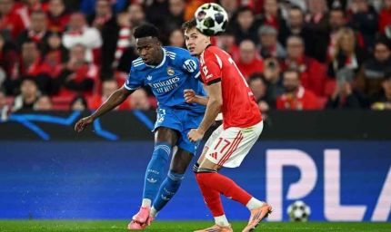 विनीसियस का जलवा बरकरार, रियल मैड्रिड ने बेनफिका को हराकर प्री-क्वार्टर फाइनल में एंट्री