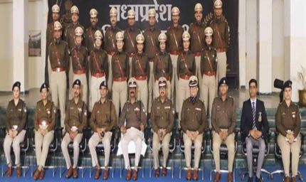 डीजीपी  कैलाश मकवाणा के मुख्‍यआतिथ्‍य में उप पुलिस अधीक्षकों का दीक्षांत समारोह आयोजित