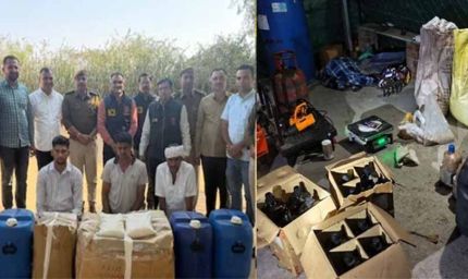 जालोर में एमडी फैक्ट्री का भंडाफोड़, 50 किलो ड्रग्स बनाने लायक 400 लीटर केमिकल बरामद