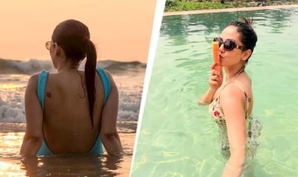 बैकलेस मोनोकनी में छाईं शाहिद कपूर की पत्नी, बीच पर मीरा के स्वैग ने मचाई धूम