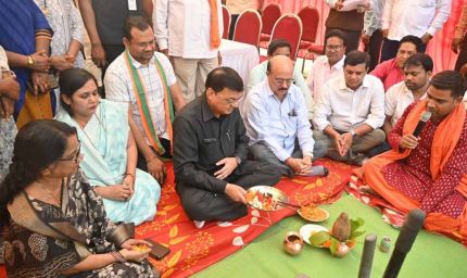 उद्योग मंत्री  लखन लाल देवांगन ने शिवाजीनगर और एमपी नगर कॉलोनी को दी 14.42 करोड़ के अंडरग्राउंड सीवरेज लाइन की सौगात