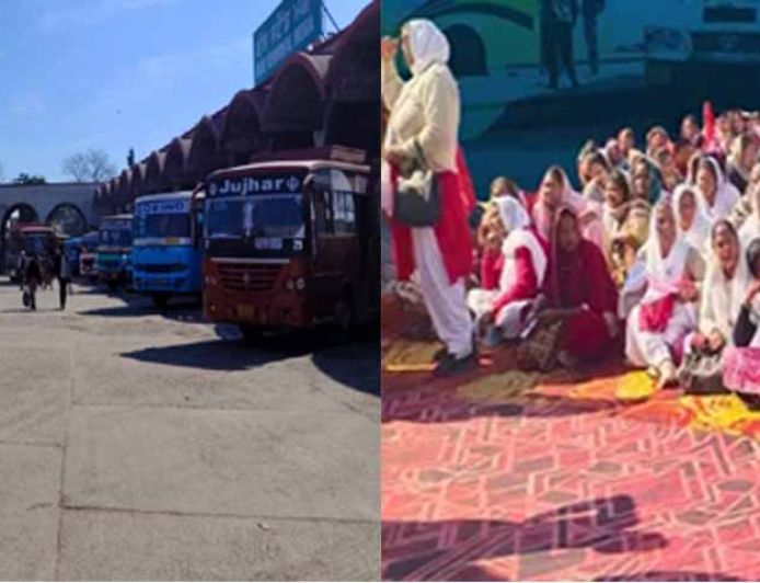 पंजाब में 80 रूटों पर बसें बंद, स्कूलों में मिड डे मील नहीं पका