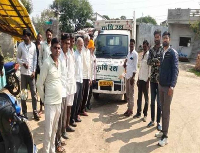 कृषि रथ से जागरूकता: किसानों को सिखाई प्राकृतिक और जैविक खेती की ताकत