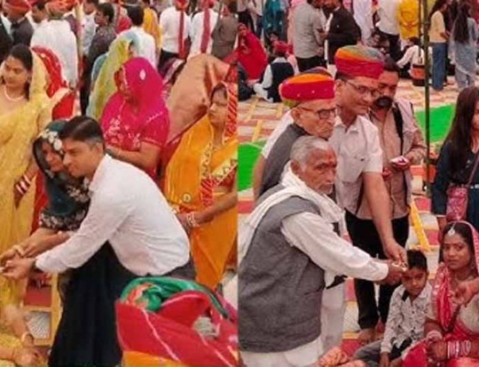 नागौर में 2.5 KM लंबी निकासी में 10,000 बाराती, 70 जोड़े एक साथ लेंगे सात फेरे