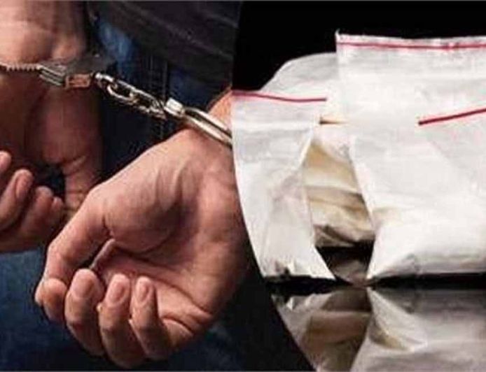 करोड़ों की हेरोइन सहित नशा तस्कर गिरफ्तार, लिंक की तलाश में जुटी पुलिस